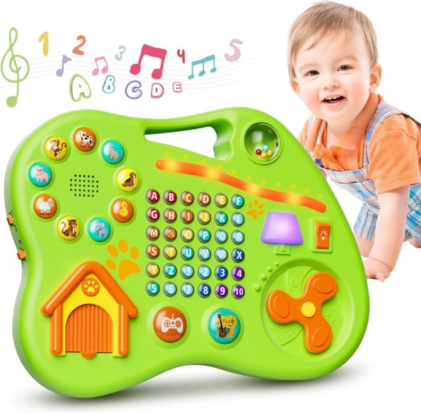 9-in-1 Bilingual Learning Toys for Toddlers 1-3, Montessori Educational