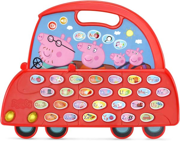 VTech Peppa Pig Learn and Go Alphabet Car, Red