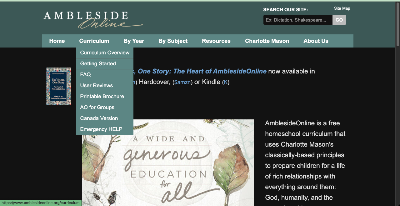 Ambleside Online – Free Online Curriculum