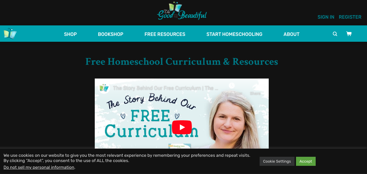 The Good and the Beautiful – Free Full Curriculum