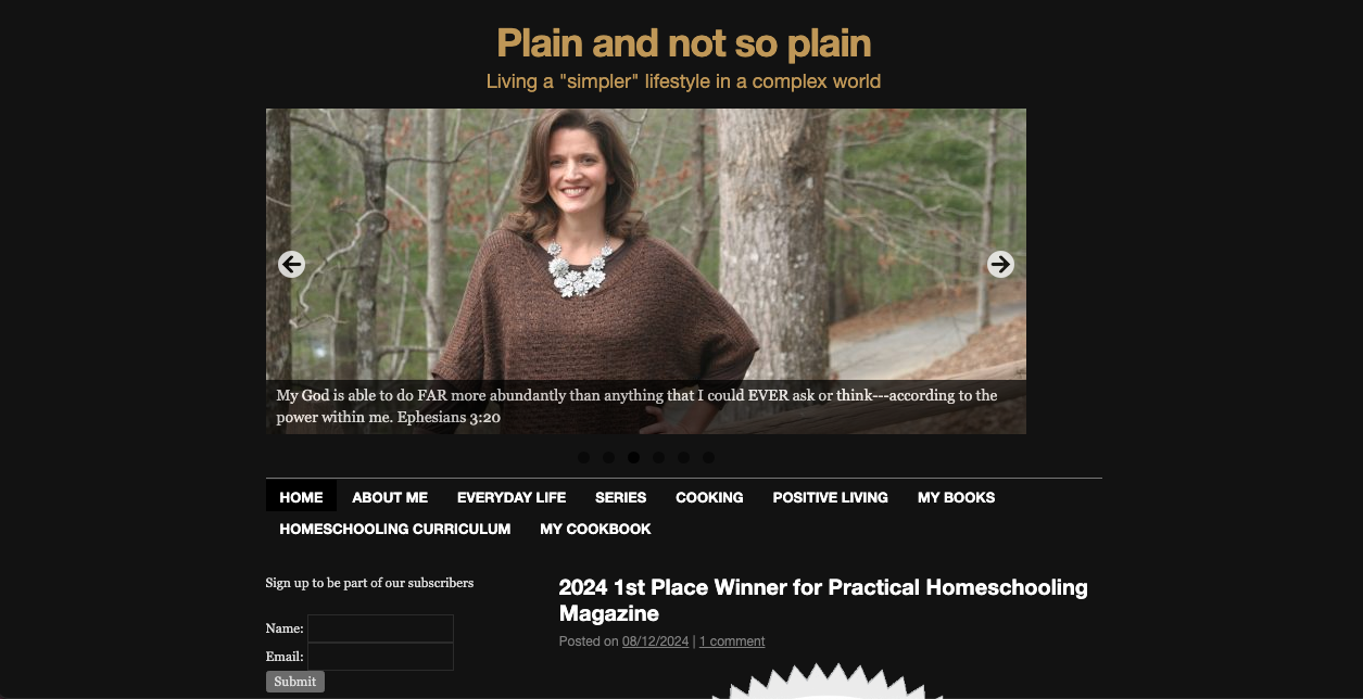 Plain and not so Plain – Free Full Curriculum