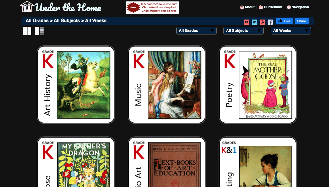 Under The Home – Full Free Curriculum