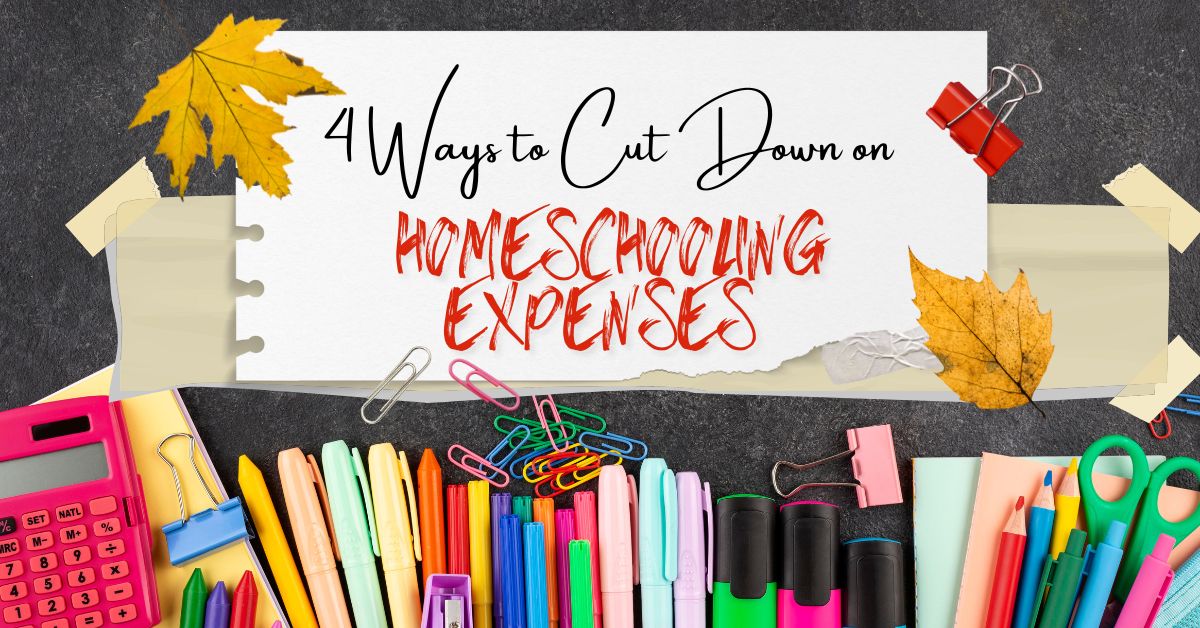 4 Ways to Cut Down on Homeschooling Expenses