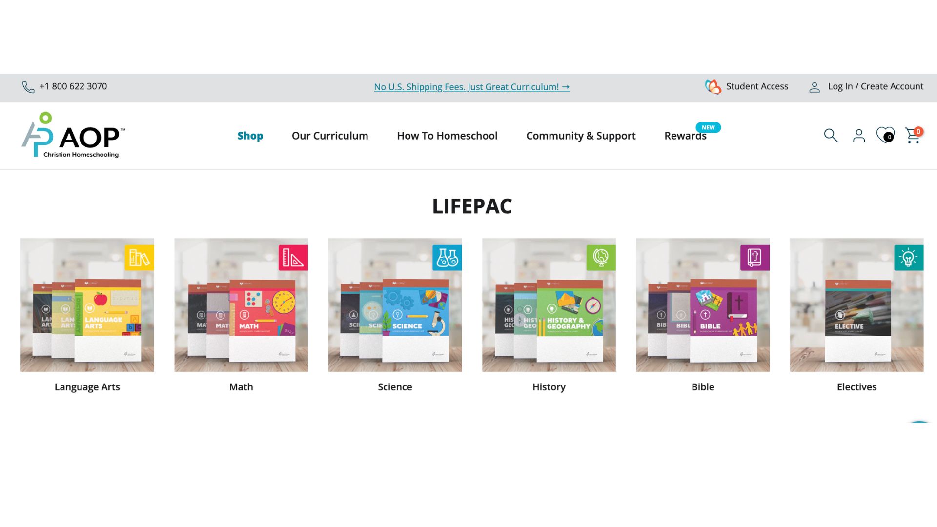 AOP Horizons Homeschool Curriculum